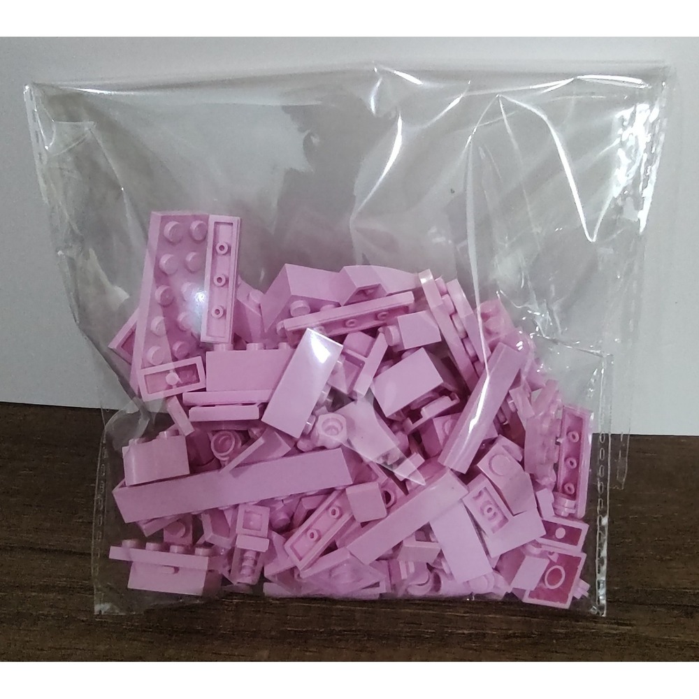 Lego 150 piece Pink Lego lot full of bricks blocks Variety of Sizes Legos